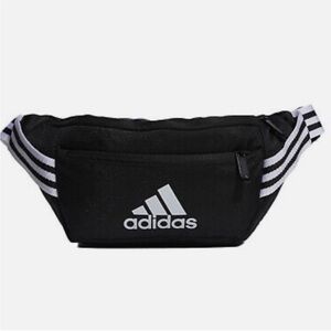 NWOT ADIDAS Classic Badge of Sport Black White Waist Bag
